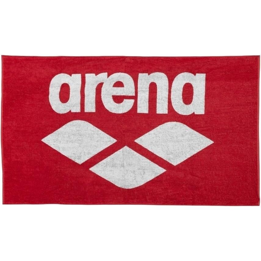 Полотенце Arena POOL SOFT TOWEL 001993-410 Красно-белый (61855)