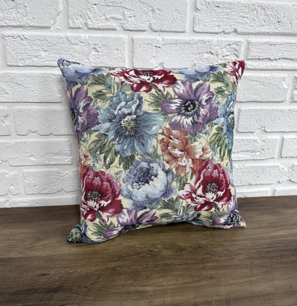 Подушка Comfort Home Flowers жаккардовая 40х40 см