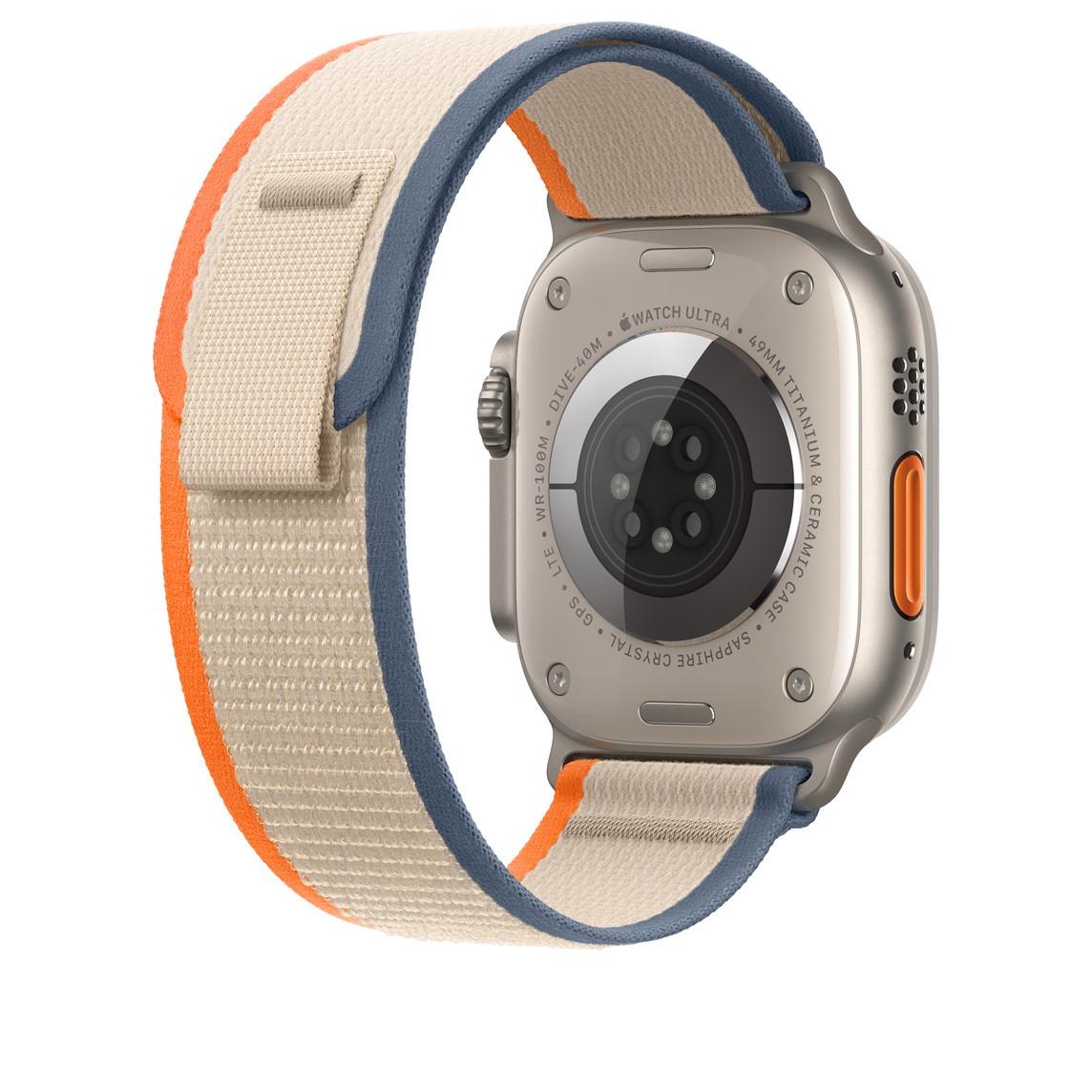 Ремінець тканинний ArmorStandart Trail Loop for Apple Watch All Series 42/44/45/49 мм Orange Beige (ARM74231) - фото 2