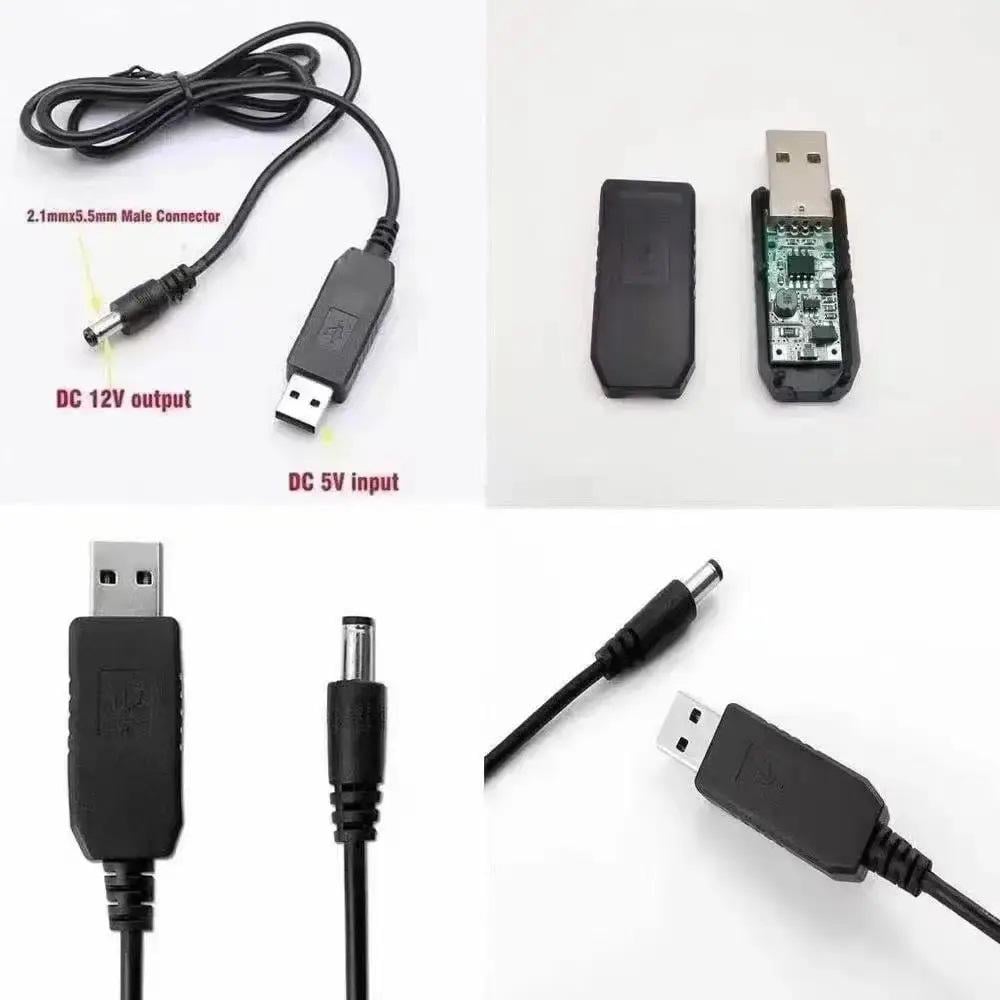 Кабель питания для роутера 9В от повербанка USB-DC - фото 4