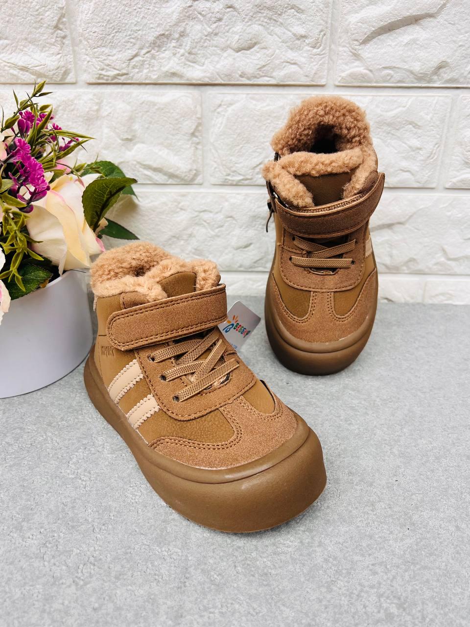 Ботинки-хайтопы зимние для девочки Bessky 1911 р. 26 16,2 см (1911)