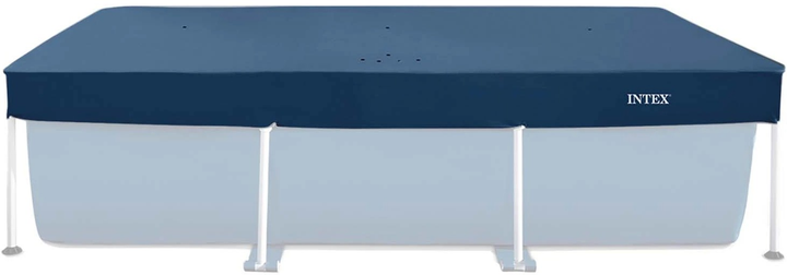 Тент-чехол для каркасного прямоугольного бассейна из ПВХ 260x160 см Синий (132-9-28036)
