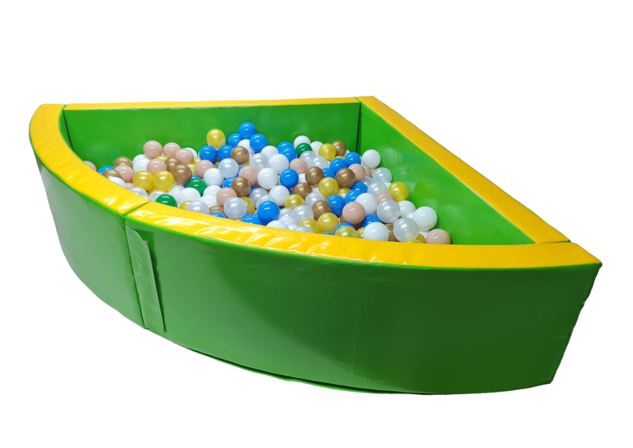 Сухой бассейн Угол Hop-Hop 180х180х40 см (1664348849)