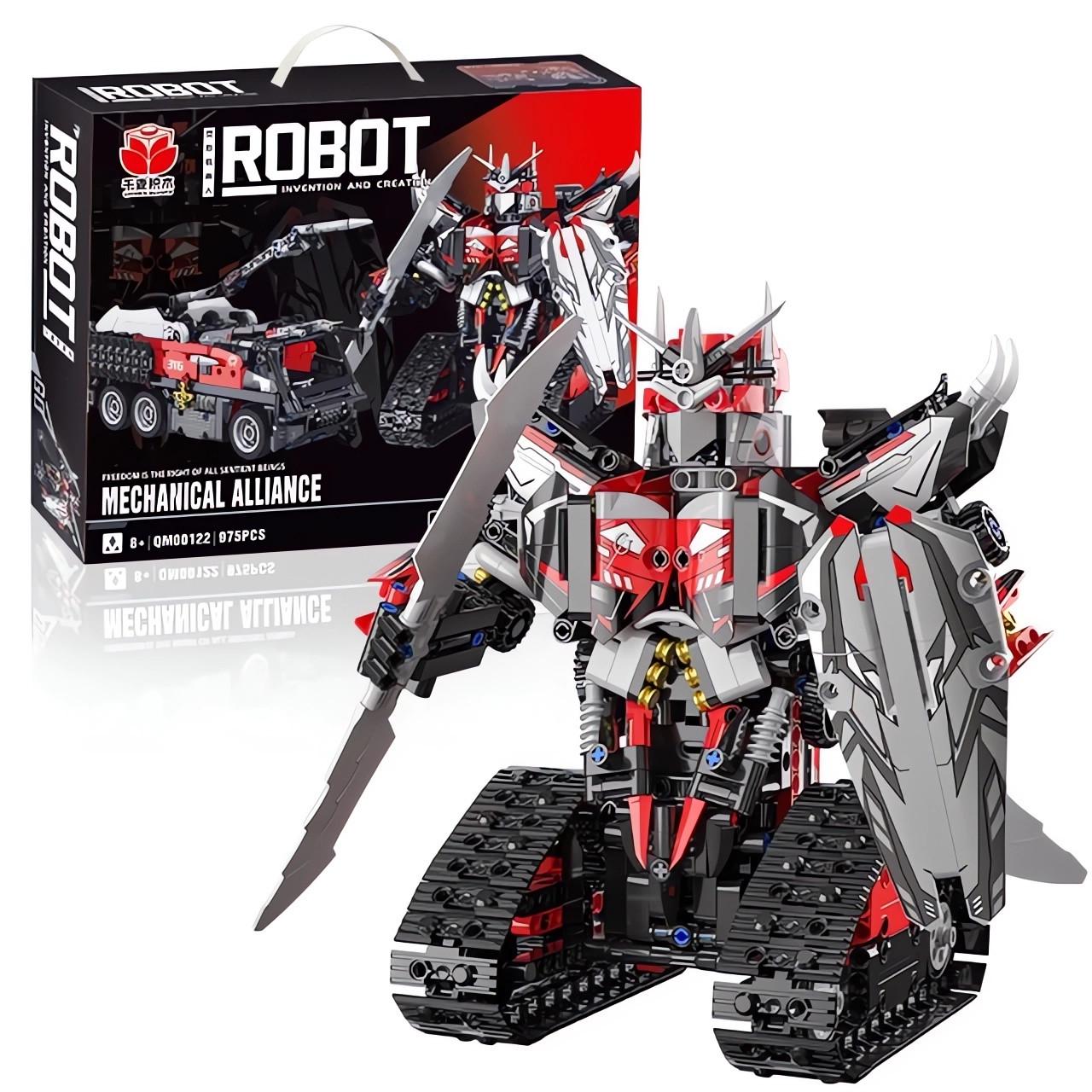 Конструктор-трансформер STEM Сентінел Прайм 2в1 робот та рятувальна машина на радіокеруванні (QM00122)