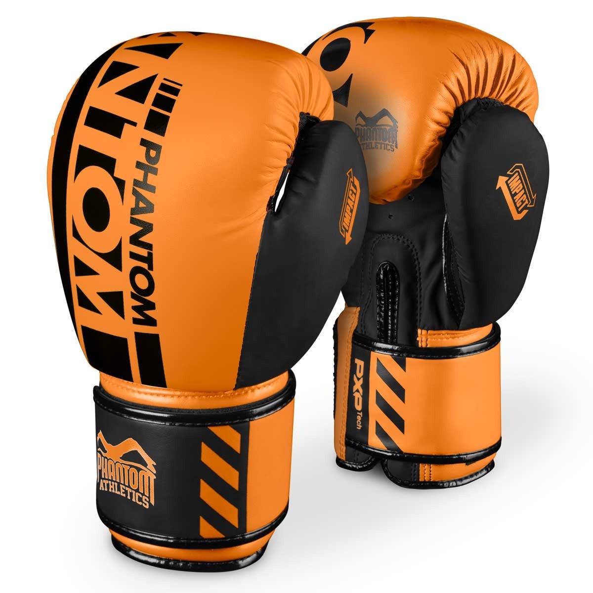 Боксерские перчатки Phantom APEX с капой 12 ун. Neon Orange (PHBG2889-12)
