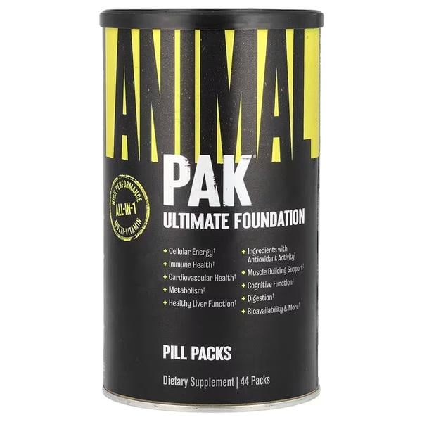 Комплекс вітамінно-мінеральний для спорту Universal Nutrition Animal Pak 44 packs (000006754)