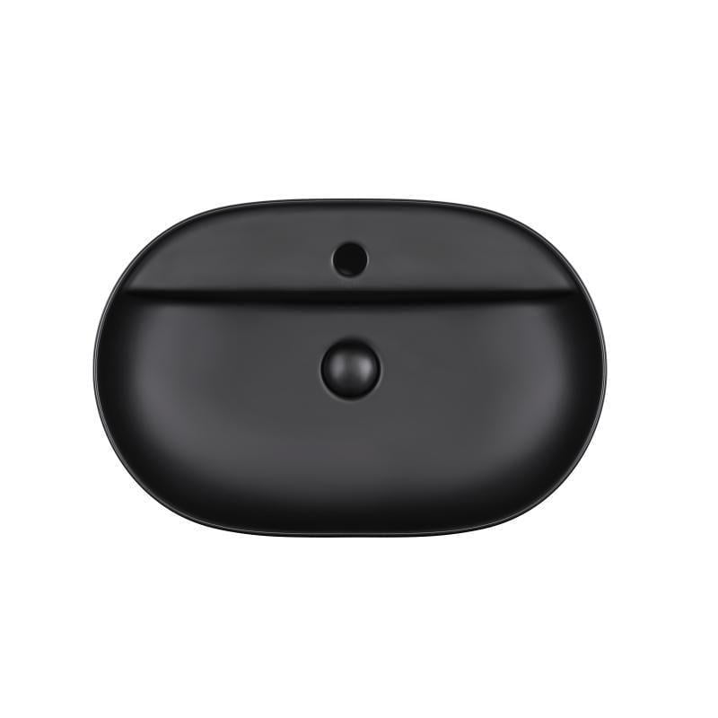 Раковина-чаша Q-tap Scorpio с донным клапаном Matt Black QT142203MBMB