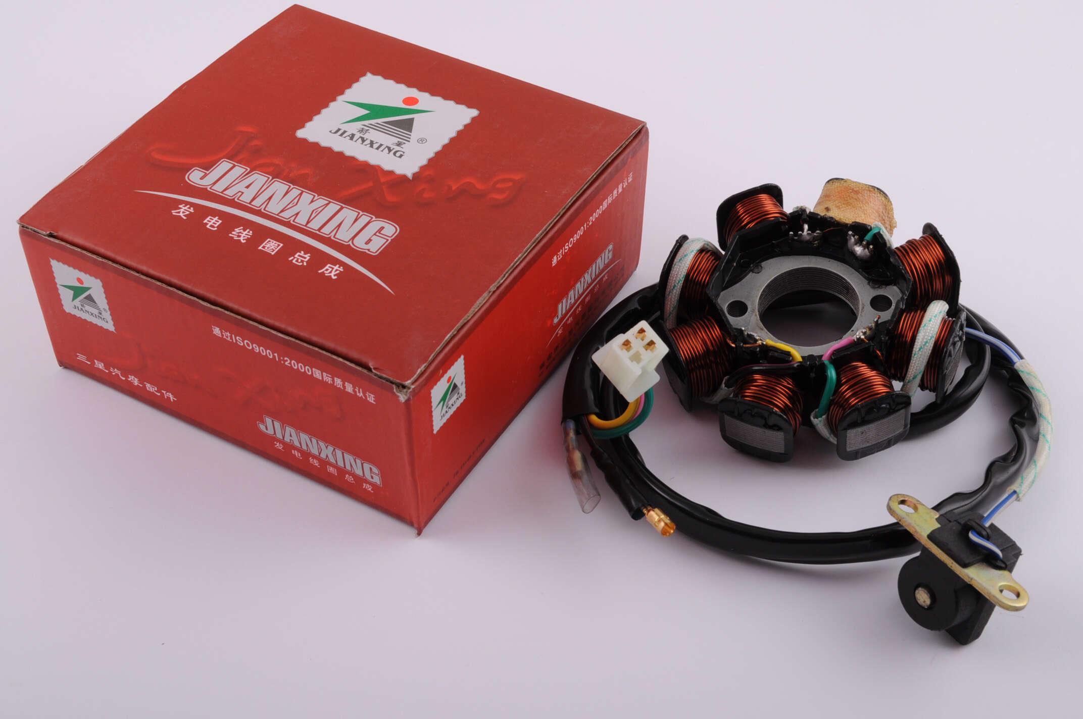 Статор генератора JIANXING для 4T GY6 125/150 (G-52)