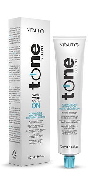 Гель краска для волос тонирующая безаммиачная Tone Shine Vitality's 5/9 Каштановый светло-шоколадный 100 мл