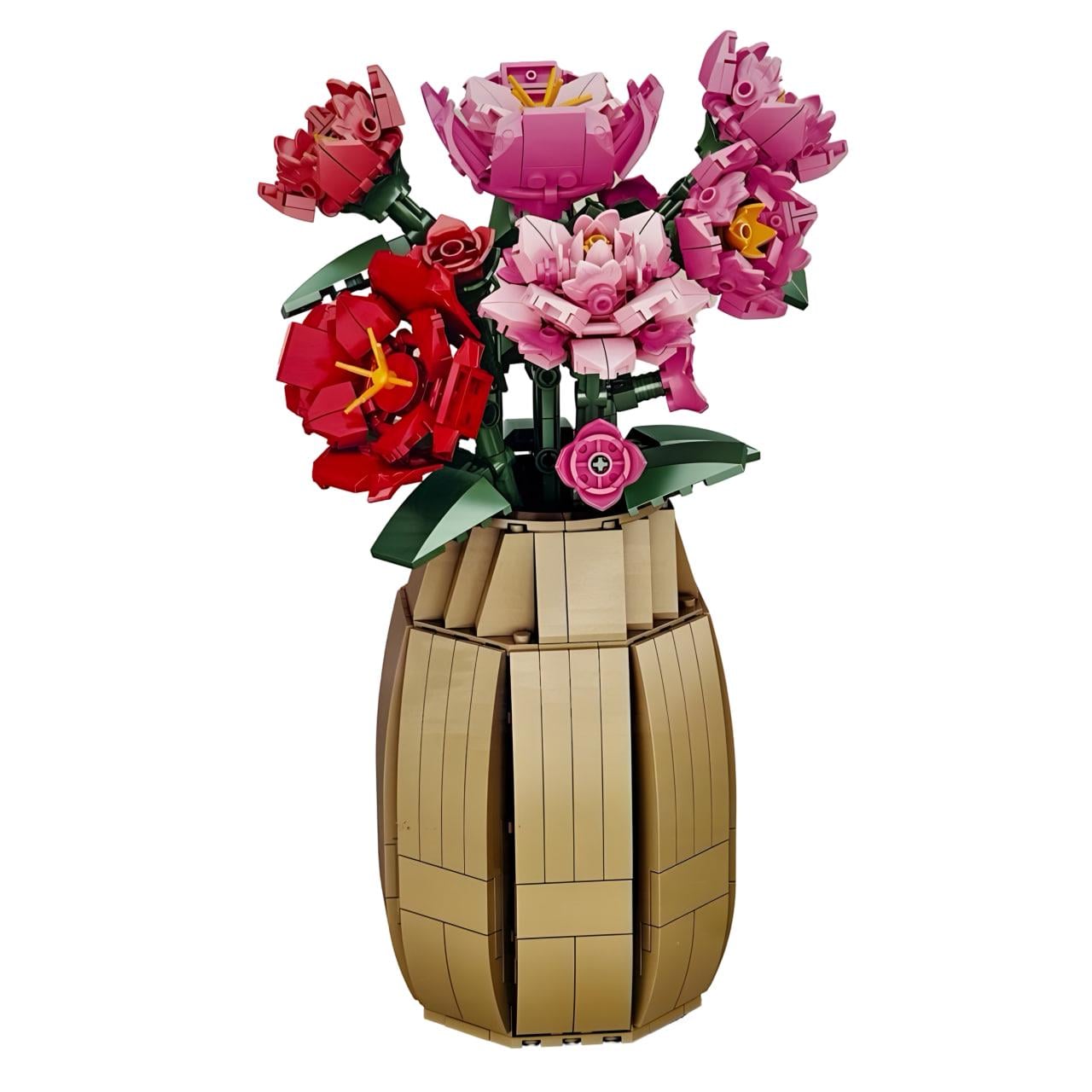 Конструктор Flower Studio Камелии в вазе 550 деталей (9114A)