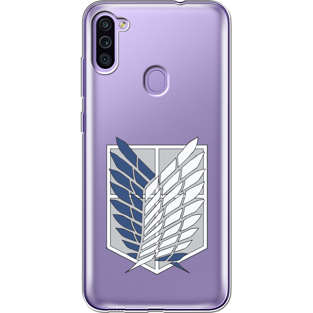 Чохол Boxface Samsung M115 Galaxy M11 Атака Титанів Крила Свободи Прозорий силікон (39780-bk88-39628)