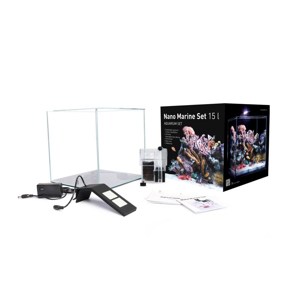 Набор аквариумный Nano Marine Set 15 л 25х25х25 см (Collar7143)