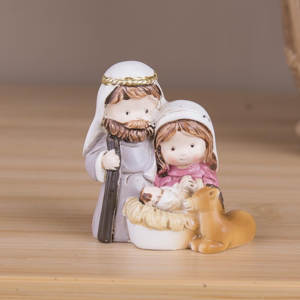 Фигурка новогодняя Святое семейство мини (3470)