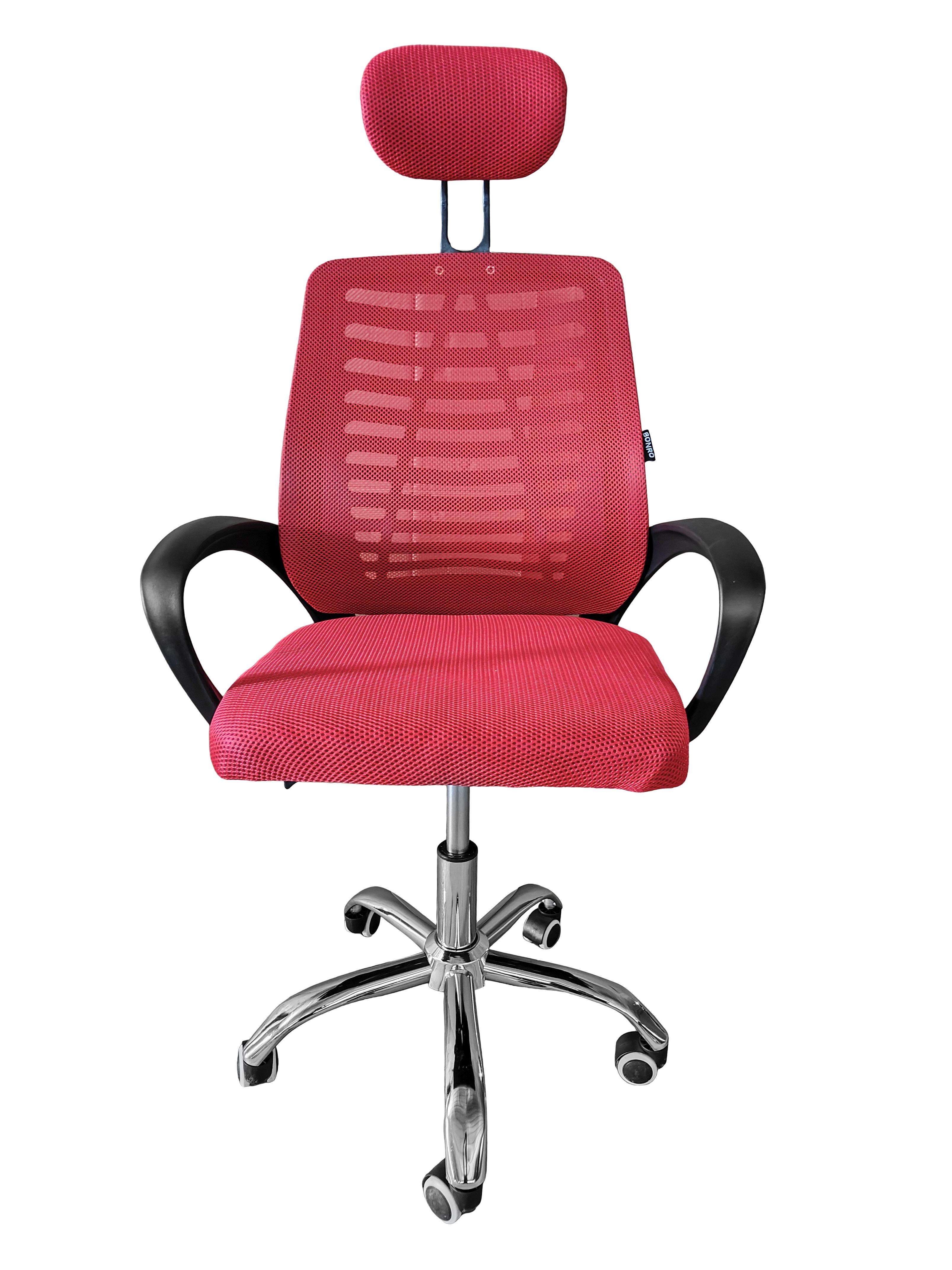 Крісло офісне комп'ютерне Bonro B-6200 Червоний (4585) - фото 8 Крісло офісне комп'ютерне Bonro B-6200 Червоний (4585) - фото 8