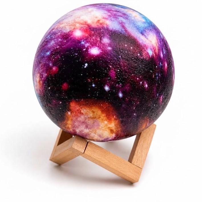 Нічник 3D Moon Lamp з підставкою та дистанційним пультом (M1030)