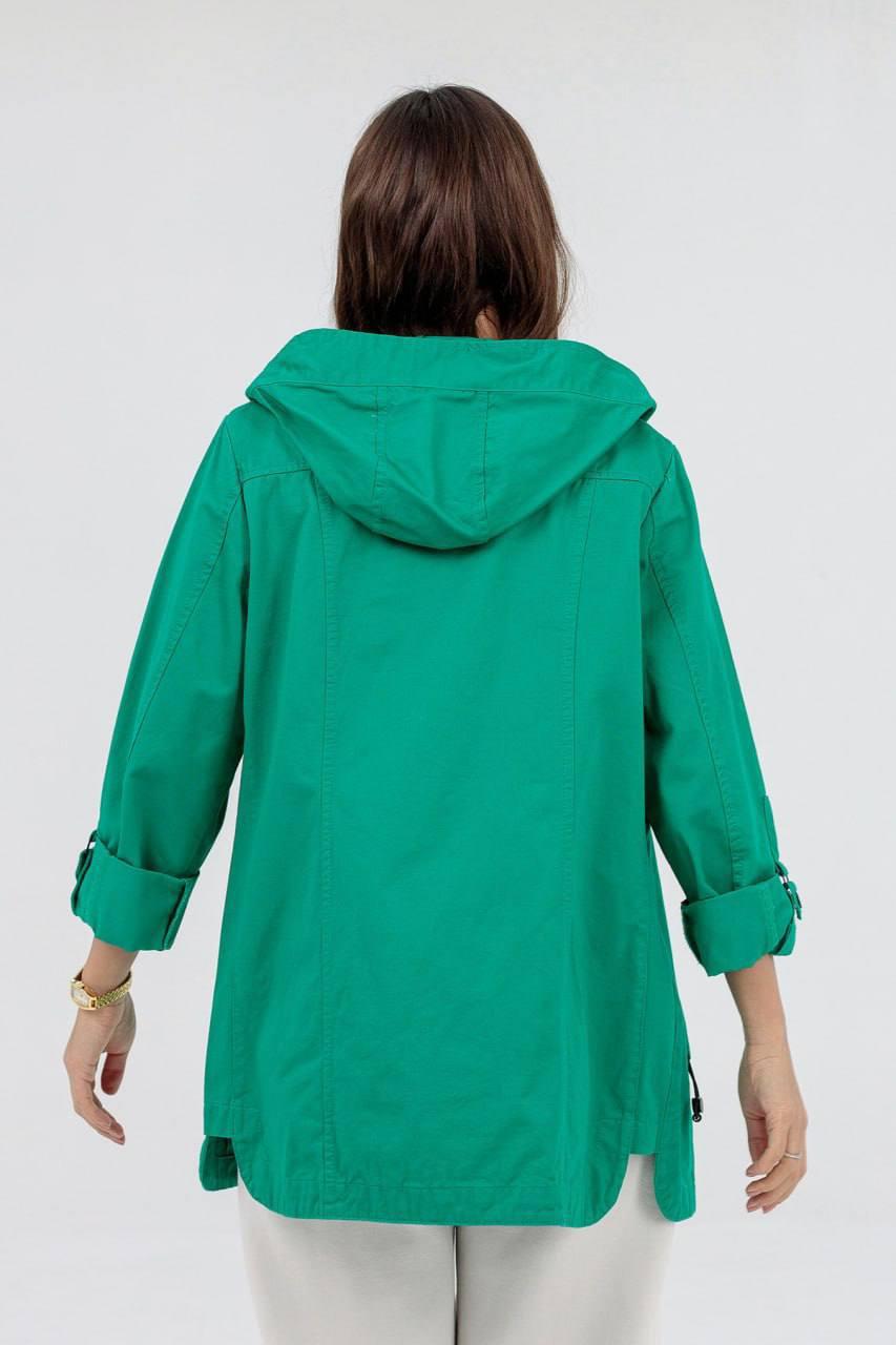 Вітровка жіноча 7XL Зелений (349h/7XL) - фото 4 Вітровка жіноча 7XL Зелений (349h/7XL) - фото 4