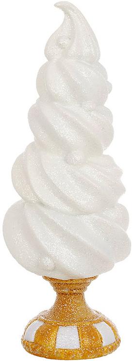 Фігура декоративна у гліттері Ялинка-морозиво 28 см