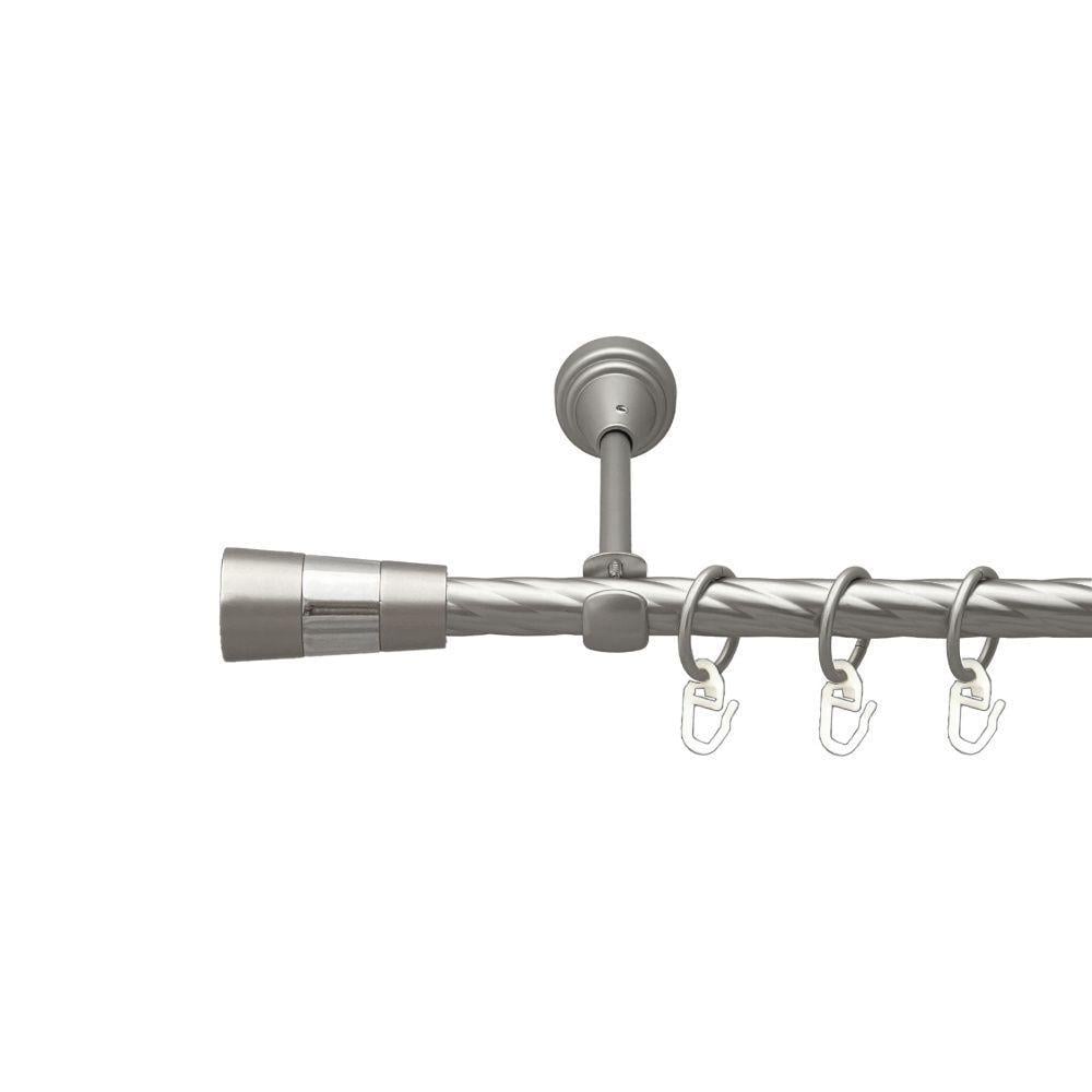 Карниз Orvit Валео однорядный скрученный 16 мм 240 см Сатин (00-00022703)