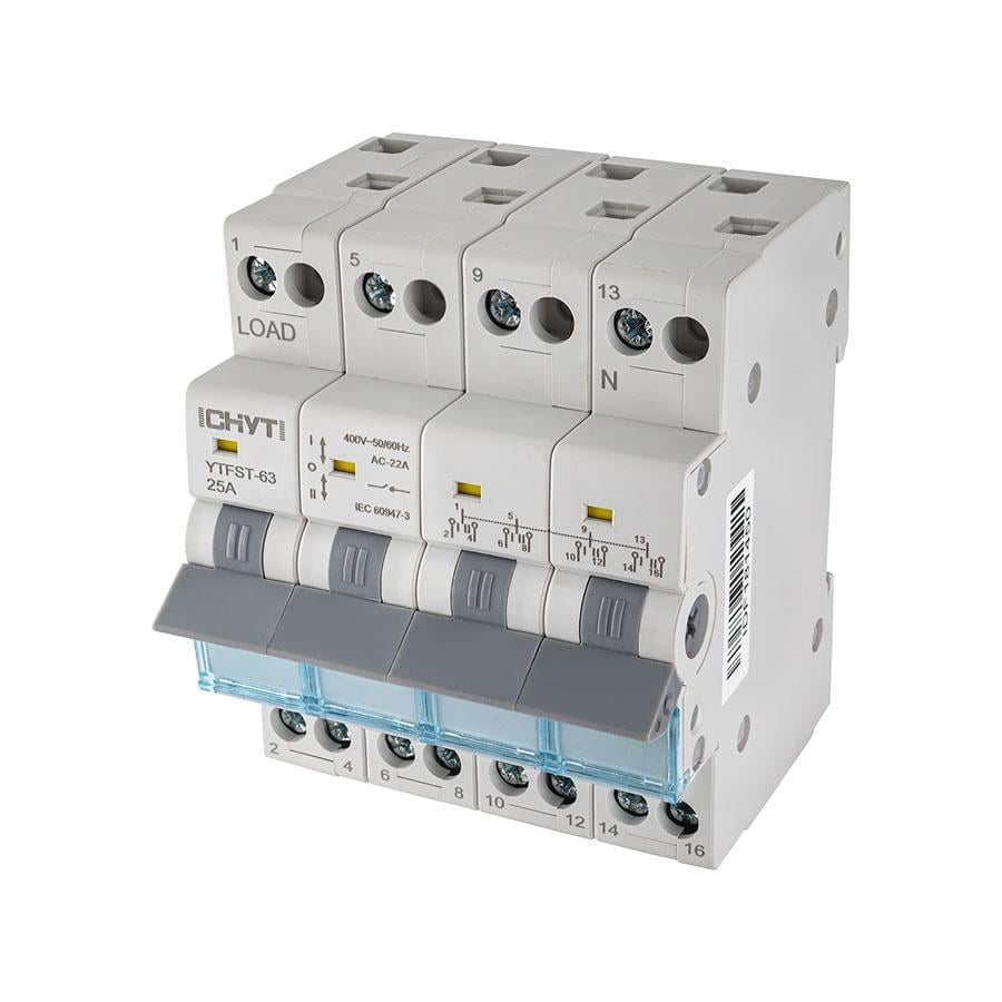 Переключатель напряжения 2-0-1 4P 25A CHYT (27555460)