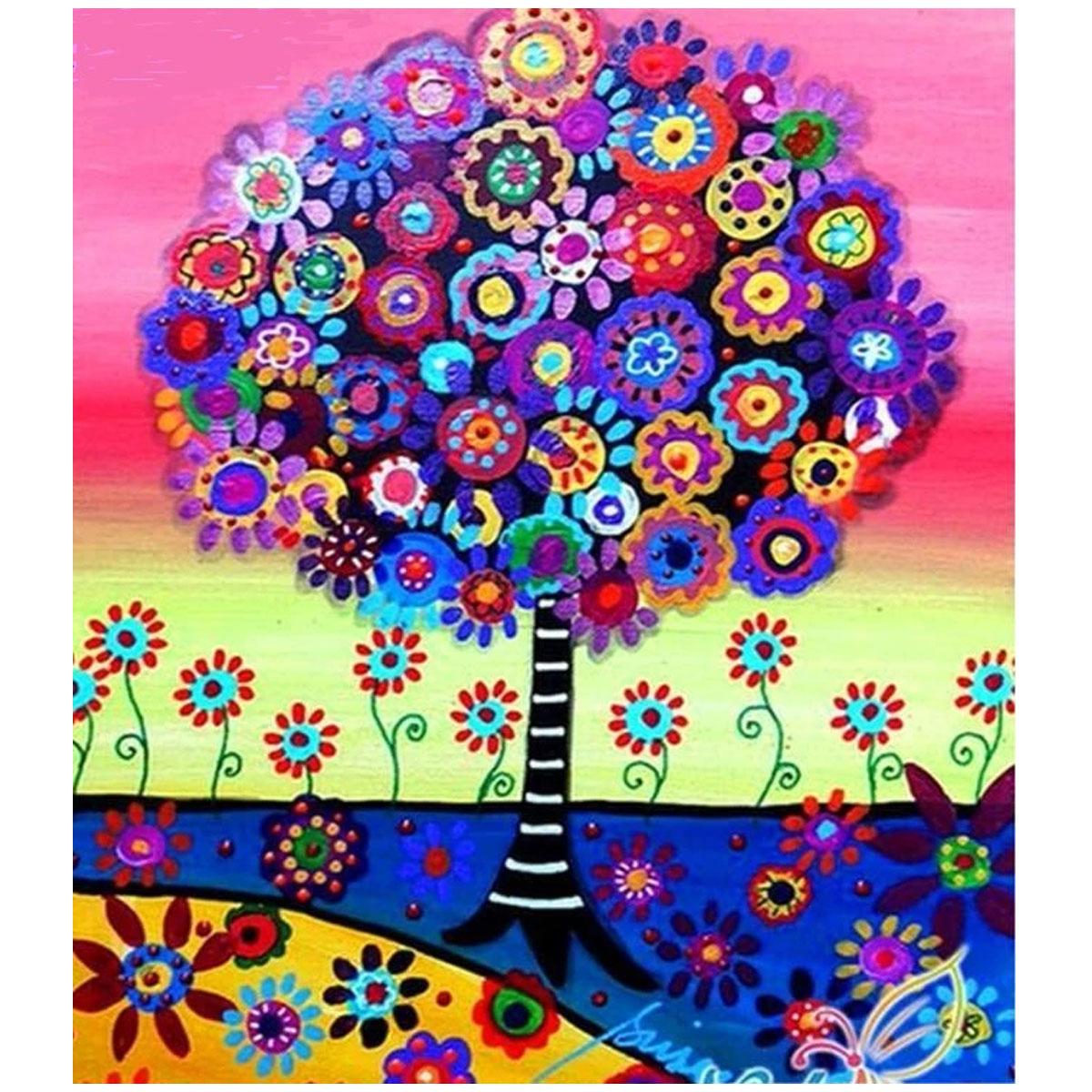 Алмазная мозаика Santi Сказочное дерево 30х40 см (954055)