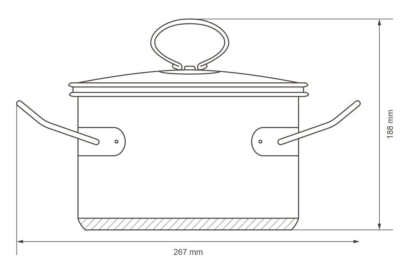 Каструля з кришкою Vinzer Universum 16 см 1,8 л (50061) - фото 2