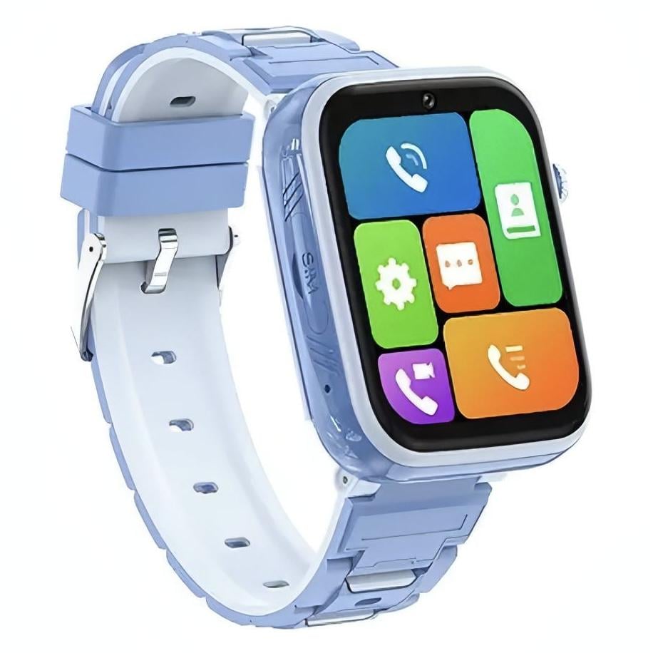 Смарт-часы Smart Watch детские XO H130 GPS Children's Intelligent 4G Голубой