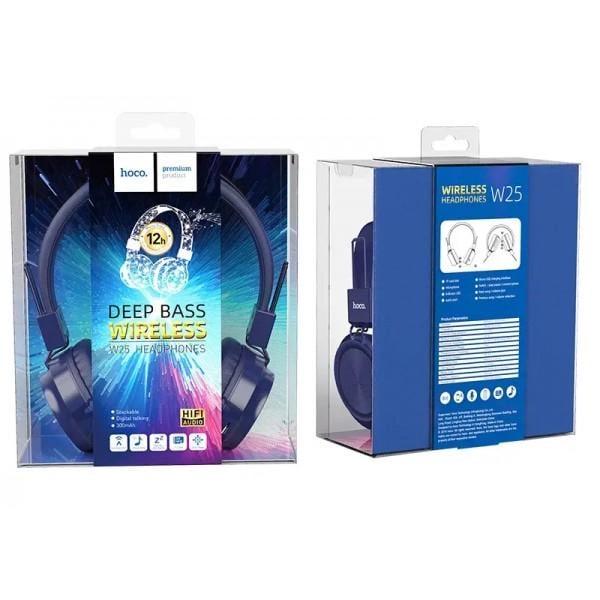 Наушники беспроводные HOCO W25 Promise Wireless Headphones Bluetooth Blue (000248) - фото 8