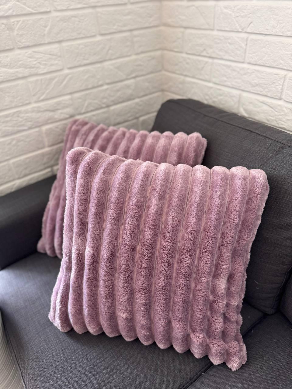 Наволочки для декоративных подушек 50х50 см 2 шт. Филиолетовый (Д-dek-navolochka-001)