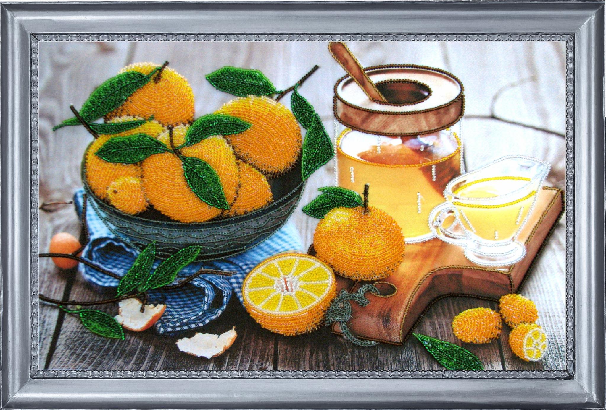 Набір для вишивання бісером BUTTERFLY 236 Натюрморт з цитрусами 23х37 см (236)