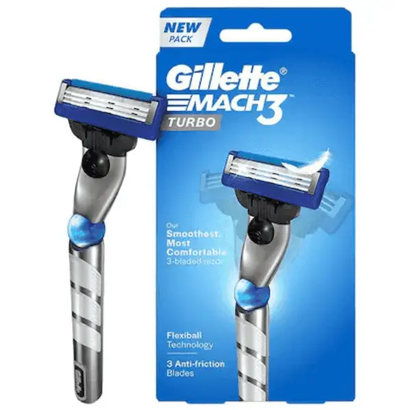 Бритва GILLETTE Mach 3 Turbo 1 змінна касета (7702018514564)