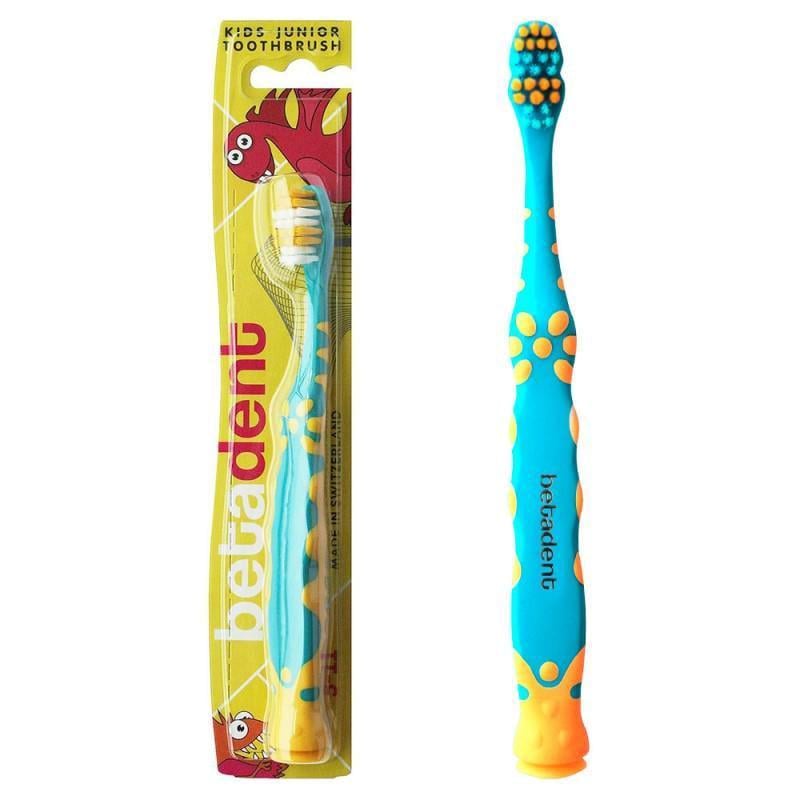 Зубна щітка дитяча Betadent kids-junior від 5 до 11 років Блакитний (7159) Зубна щітка дитяча Betadent kids-junior від 5 до 11 років Блакитний (7159)