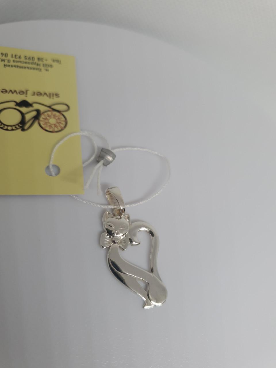 Кулон-підвіска срібний Мила киця 925 проба (2413845272) - фото 2