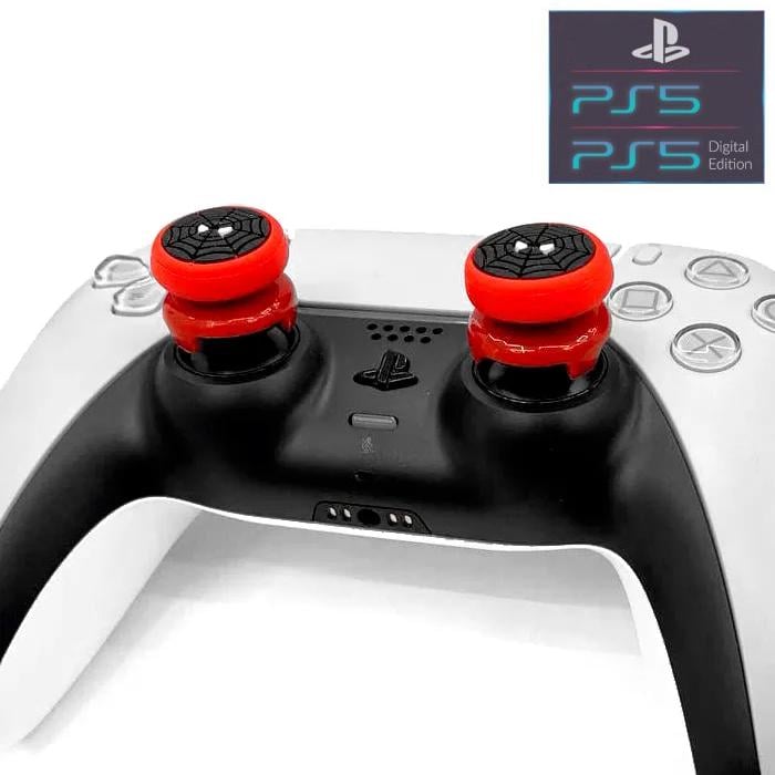 Силиконовые накладки на стики Spider-Man Kontrolfreek Thumbstick 2 шт. для геймпада DualSense консоли Sony PS5/PS5 Digital Edition и DualShock Sony PS4 PRO/PS4 Slim/PS4 Fat - фото 5