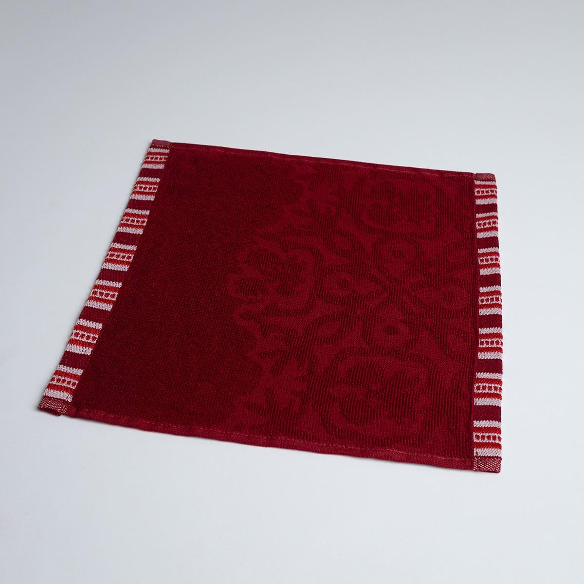 Полотенце кухонное махровое GM Textile с орнаментом 400 г/м2 30х30 см Бордовый (rmo400-30-burg) Полотенце кухонное махровое GM Textile с орнаментом 400 г/м2 30х30 см Бордовый (rmo400-30-burg)