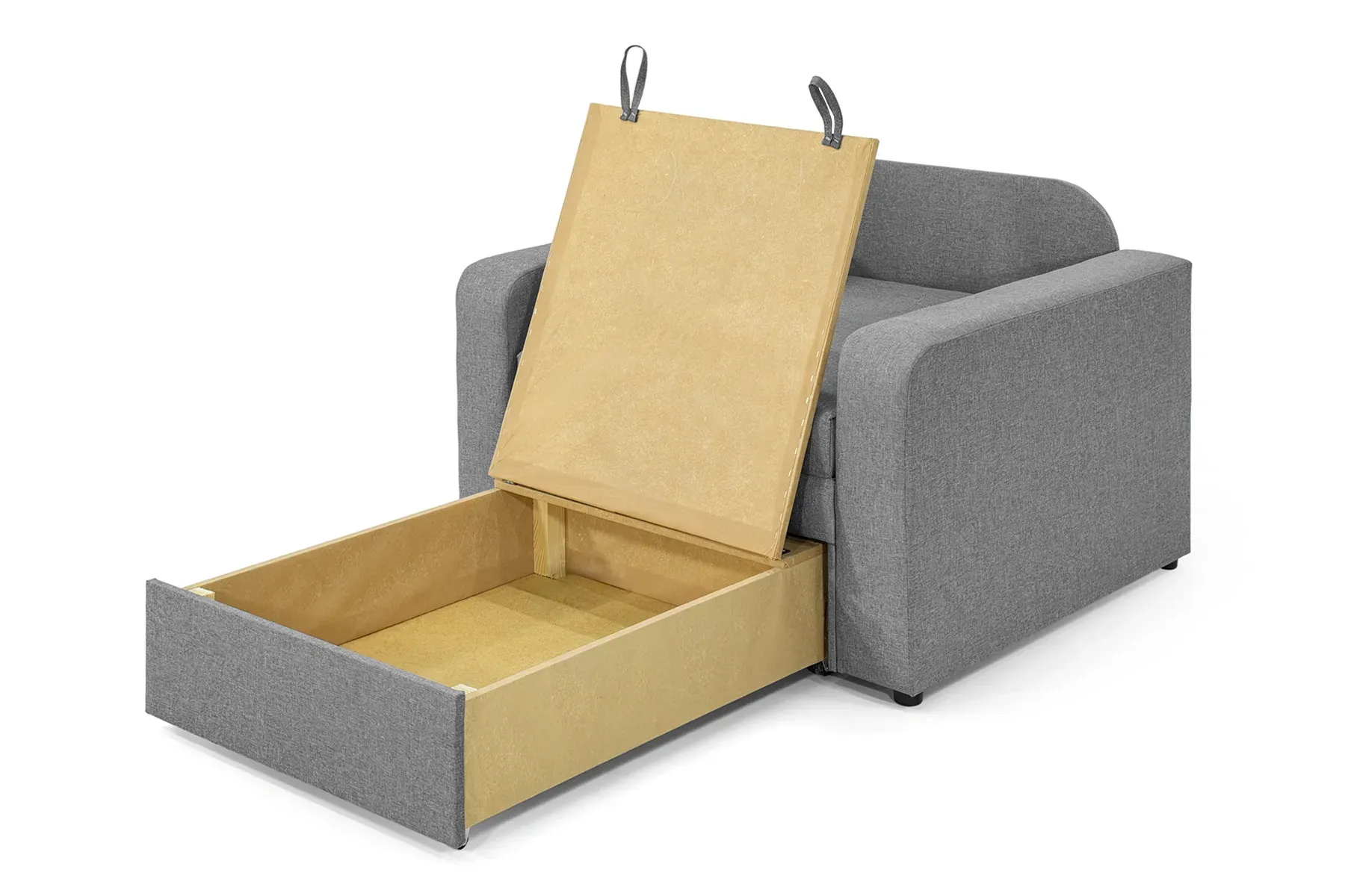 Диван-крісло Томас-80 110х97 см Світло-сірий (28118956) - фото 6 Диван-крісло Томас-80 110х97 см Світло-сірий (28118956) - фото 6