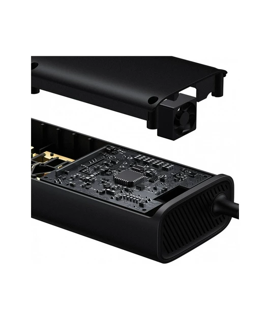 Инвертор Baseus Power Inverter 150 Вт 220 в CN/EU 2 розетки + USB + Type-C 5 A с технологией QC3.0 + PD3.0 Черный (12154323) - фото 8 Инвертор Baseus Power Inverter 150 Вт 220 в CN/EU 2 розетки + USB + Type-C 5 A с технологией QC3.0 + PD3.0 Черный (12154323) - фото 8