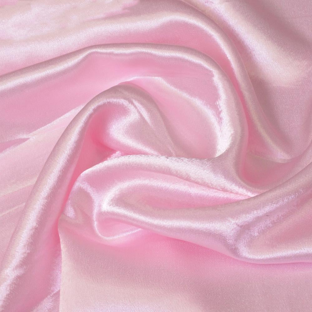 Тканина костюмна креп-сатин Ніжно-рожевий (14428)