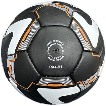 Мяч футбольный Ronex Grippy TRIO №4 Черный (RX4-B1) - фото 3