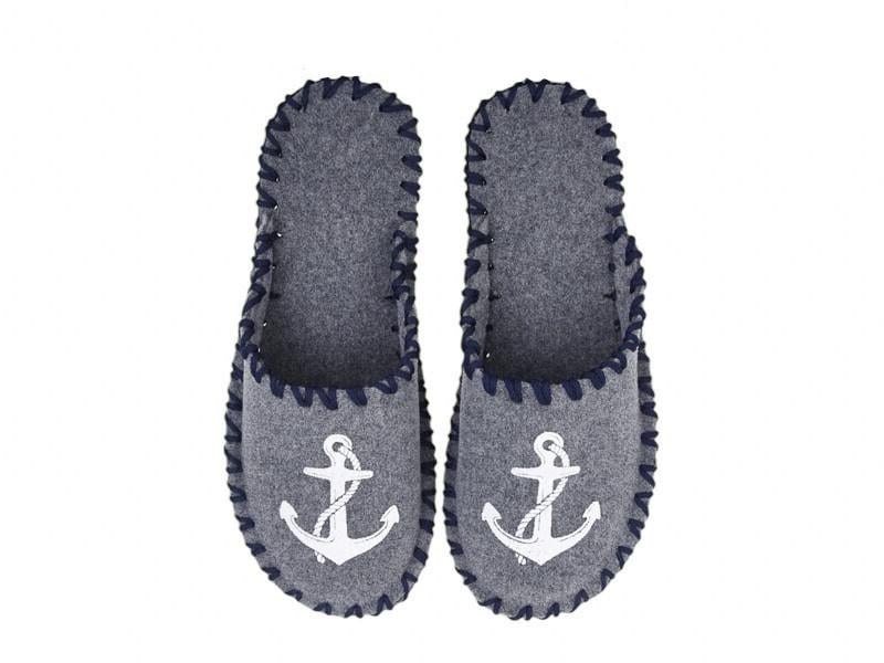 Капці фетрові чоловічі VENDS 334 р. 40-41 Сірий