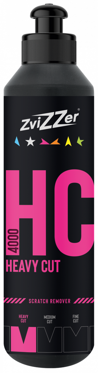 Паста крупнозерниста полірувальна ZviZZer HC4000 Red Heavy Cut 250 мл