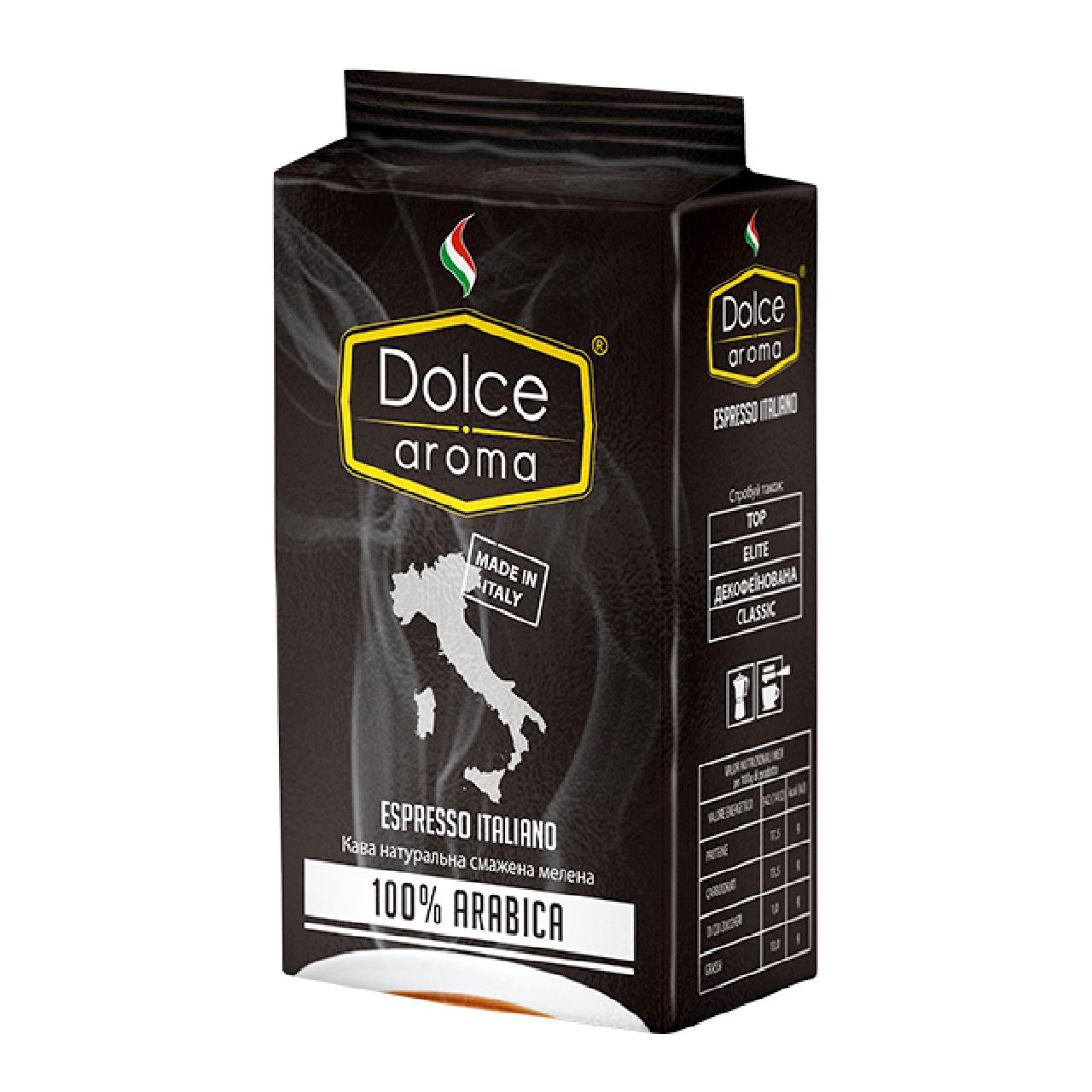 Кофе молотый Dolce Aroma 100 % Arabica 250 г