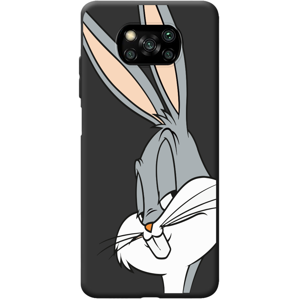 Чехол BoxFace Poco X3 Lucky Rabbit Черный силикон (41288-bk81-41933)
