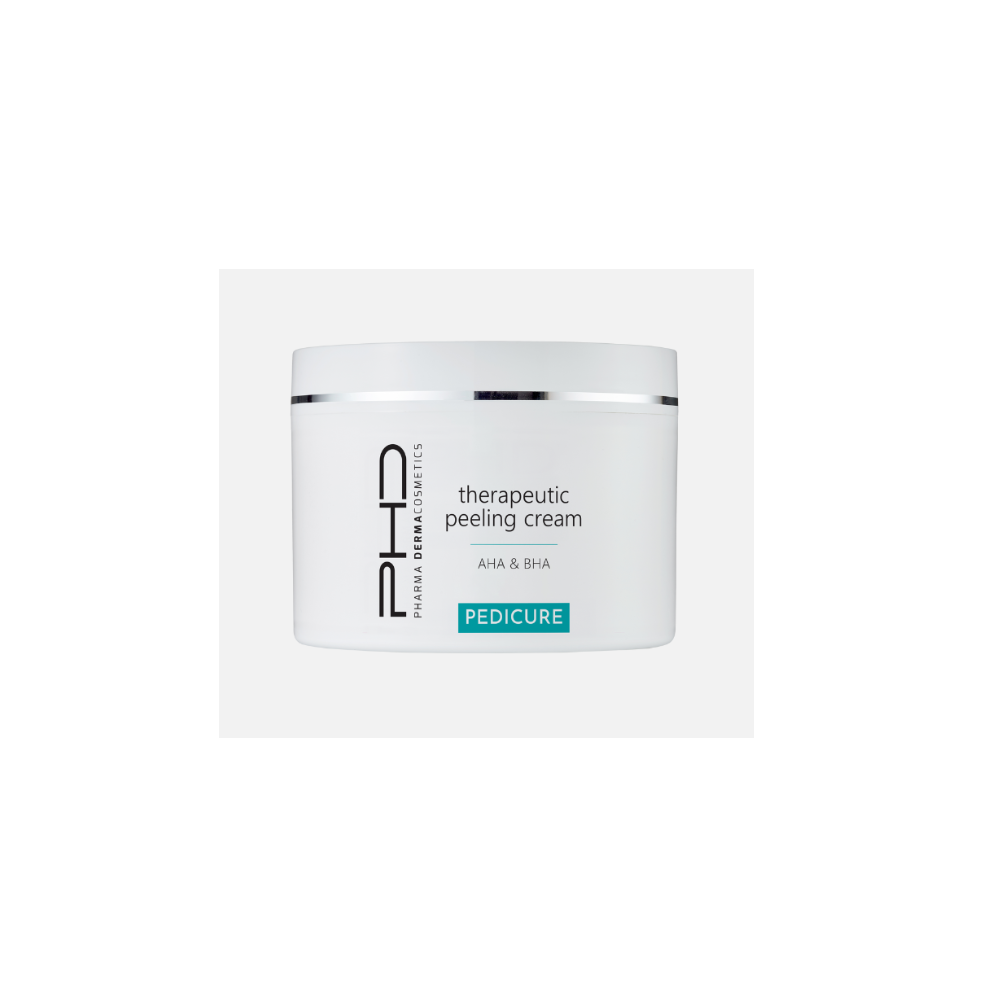 Крем для тіла з сечовиною PHD Pharma Dermacosmetics PEDICURE Therapeutic Peeling Cream AHA & BHA 250 мл Крем для тіла з сечовиною PHD Pharma Dermacosmetics PEDICURE Therapeutic Peeling Cream AHA & BHA 250 мл
