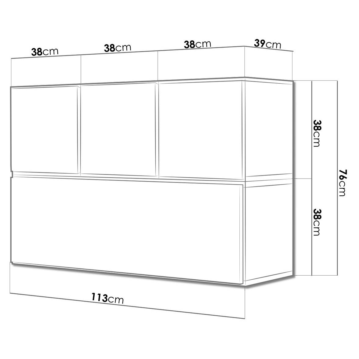 Стенка в гостиную комплект Сama Roco 13 из ламинированной ДСП Белый (23188) - фото 2 Стенка в гостиную комплект Сama Roco 13 из ламинированной ДСП Белый (23188) - фото 2