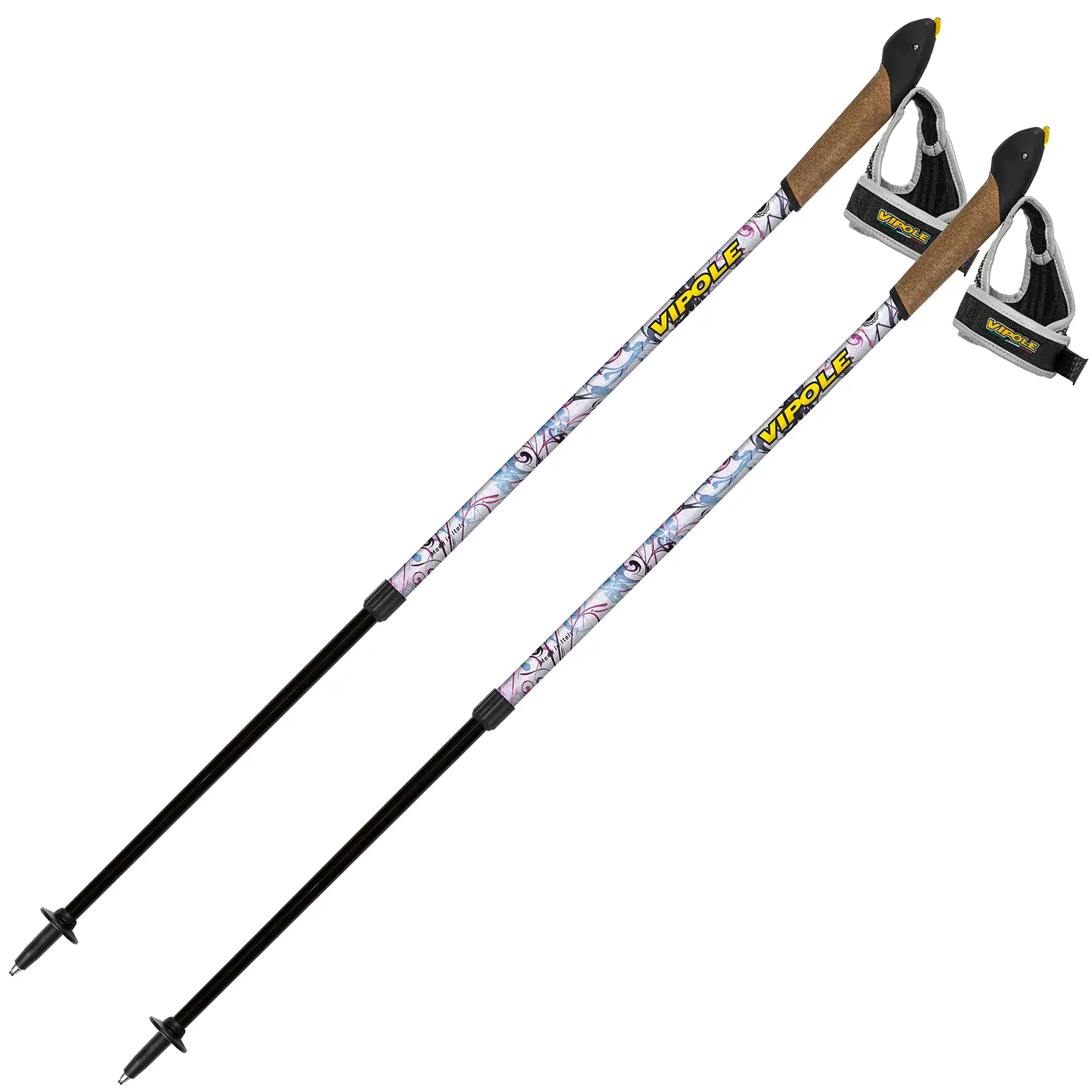 Палки для скандинавской ходьбы Vipole Vario Top-Click Lady Flower (1073-921863)