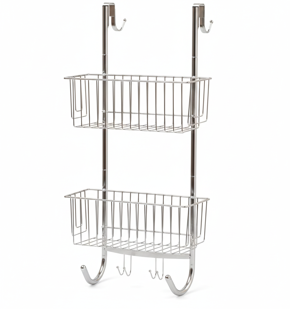 Полка для душевой кабины Bamodi 2 яруса Хром (5/632)