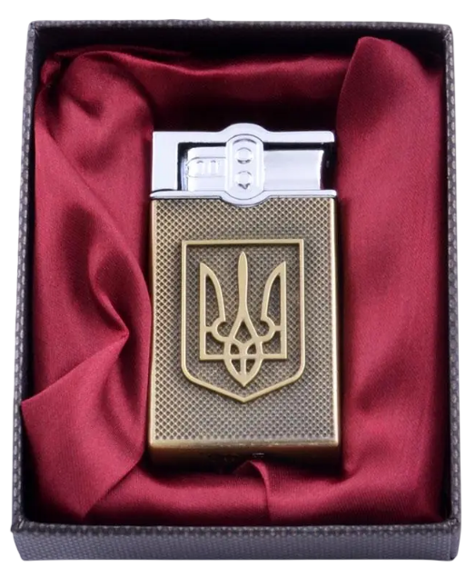 Зажигалка газовая "Україна" Stock в подарочной коробке (32162109)