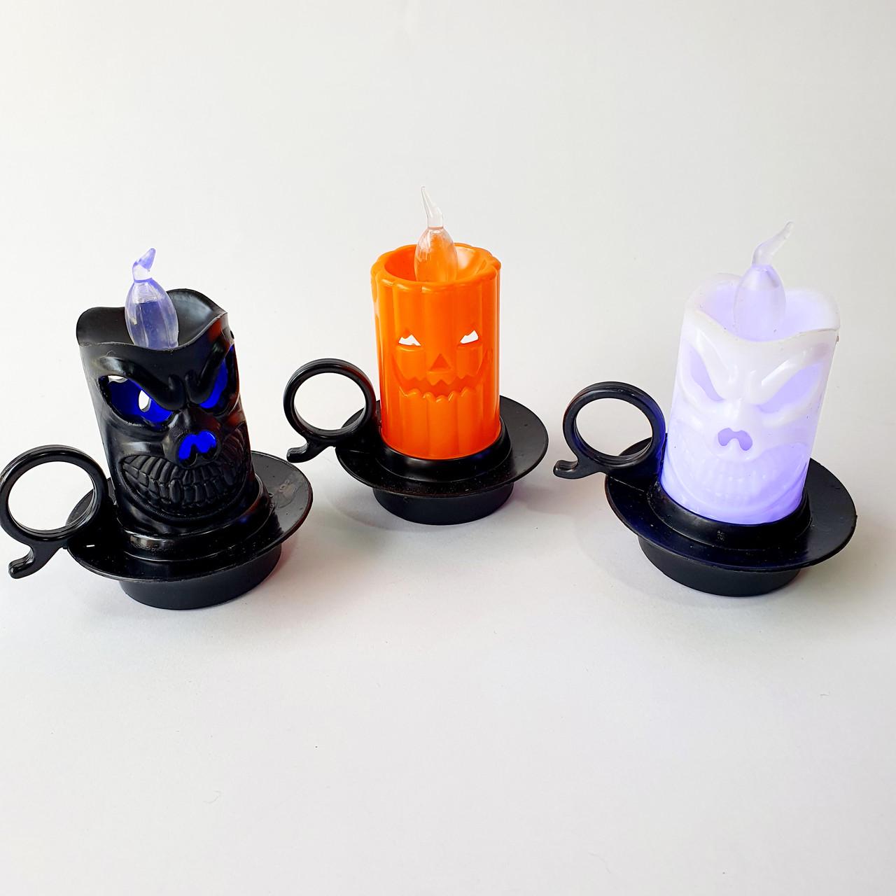Комплект декоративних свічок на Хелловін 8х7 см