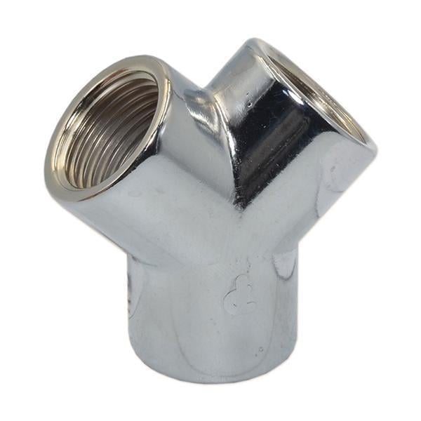 Тройник Y-образный хромированный Pattaroni 1/2" внутренняя резьба (F126CR001)