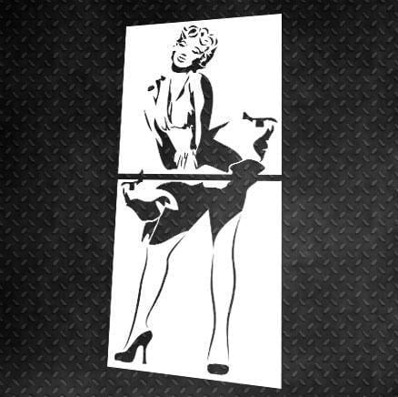 Трафарет багаторазовий DFA Монро 2 для штукатурки та фарби (X00062)